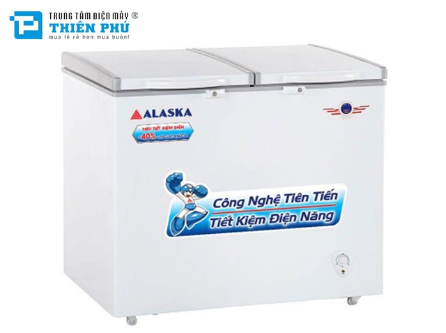 Tủ Đông Alaska Dàn Nhôm BCD-3067N 2 Ngăn 2 Cánh 250 Lít