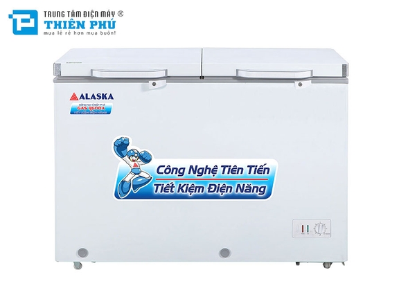 Tủ Đông Alaska Dàn Nhôm BCD-5568N 2 Ngăn 2 Cánh 550 Lít