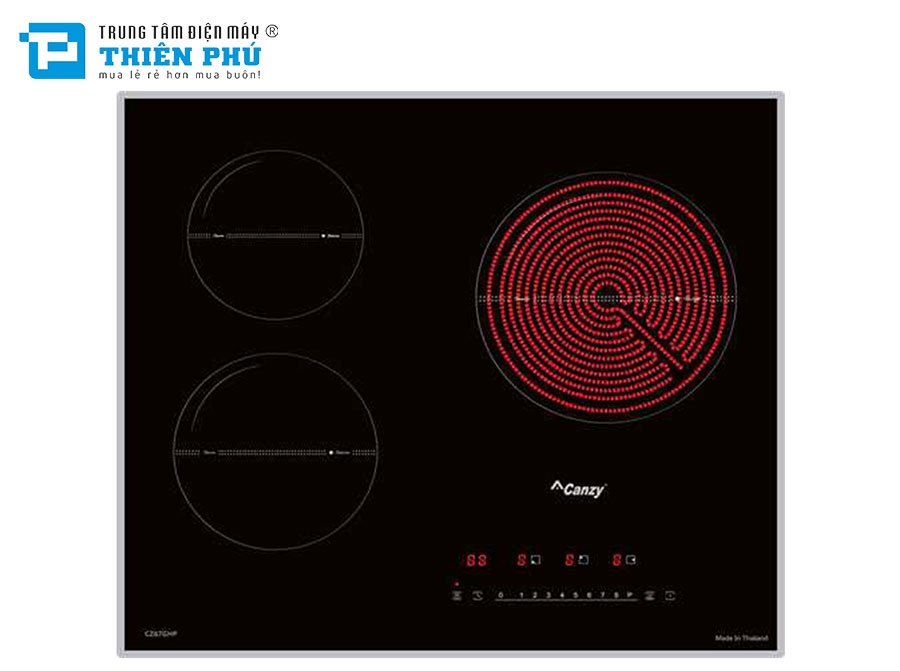 Bếp Điện Từ Canzy CZ 67GHP 3 Vùng Nấu