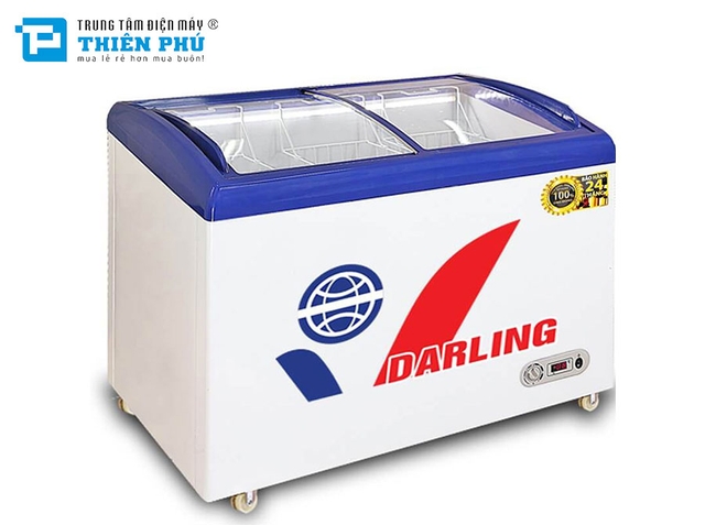 Tủ Đông Darling Mặt Kính Cong DMF-4079AXK 400 Lít