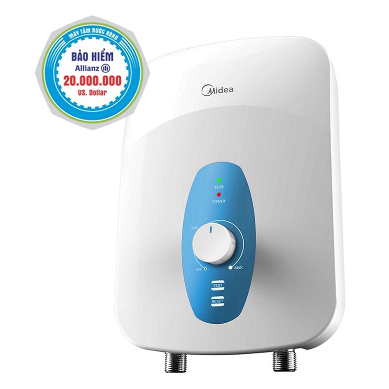 Bình Nóng Lạnh Trực Tiếp Midea DSK-45Q(B) 1.2 Lít