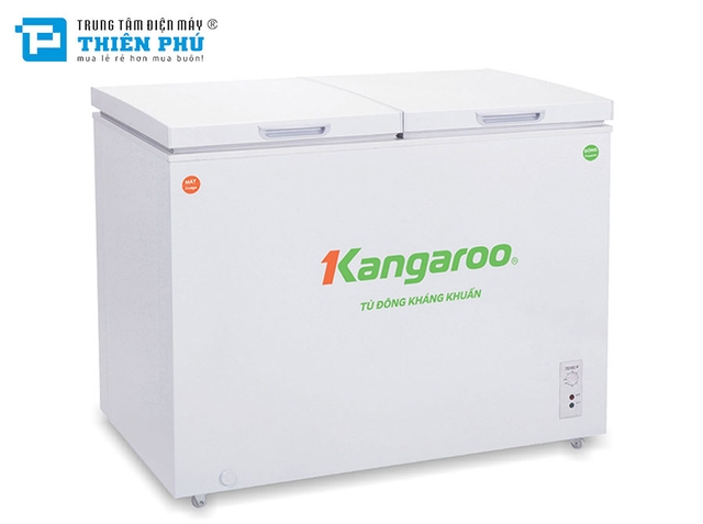 Tủ Đông Kangaroo Dàn Đồng KG236C2 2 Ngăn 2 Cánh 236 Lít