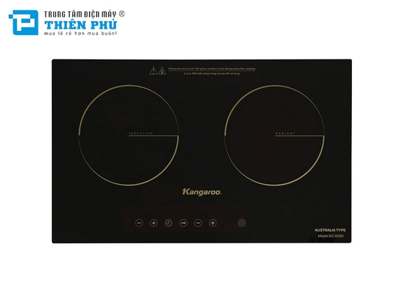 Bếp Đôi Điện Từ Hồng Ngoại Kangaroo KG499N
