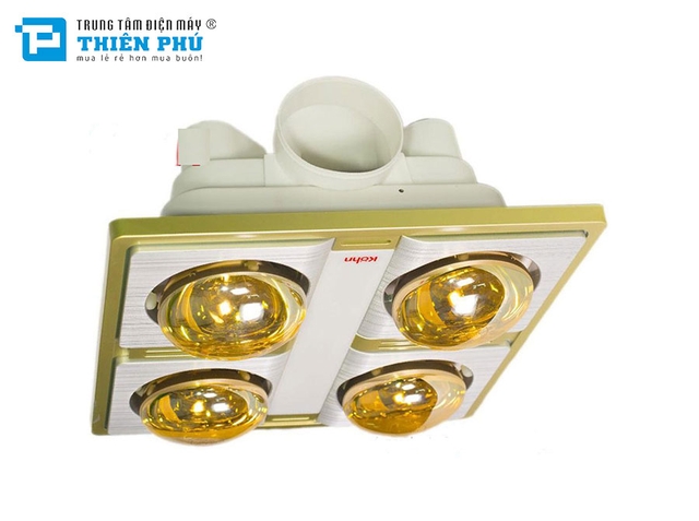 Đèn Sưởi Nhà Tắm Braun KN04G 4 Bóng Âm Trần