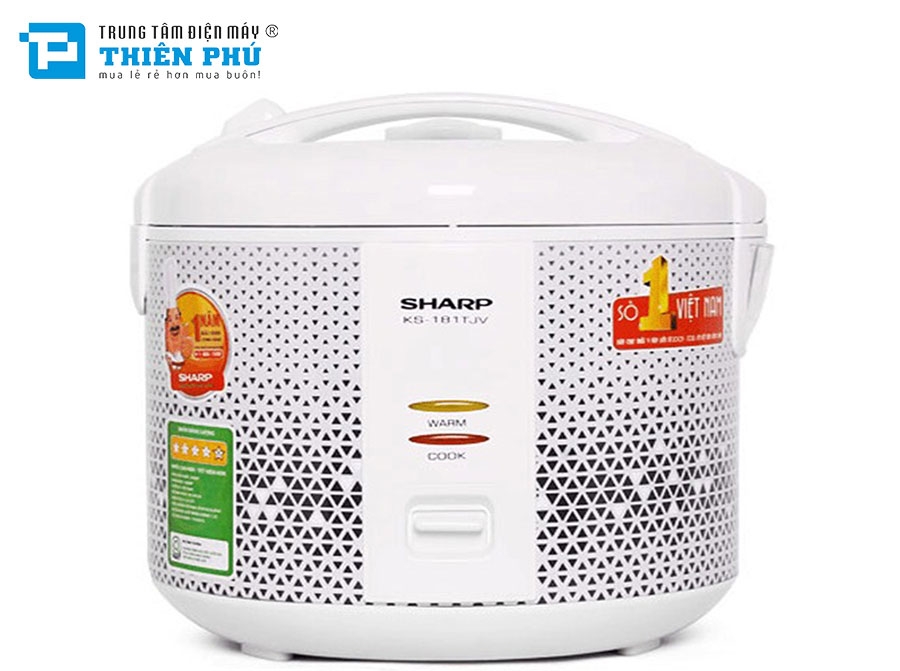Nồi Cơm Điện Sharp KS-181TJV 1.8 Lít