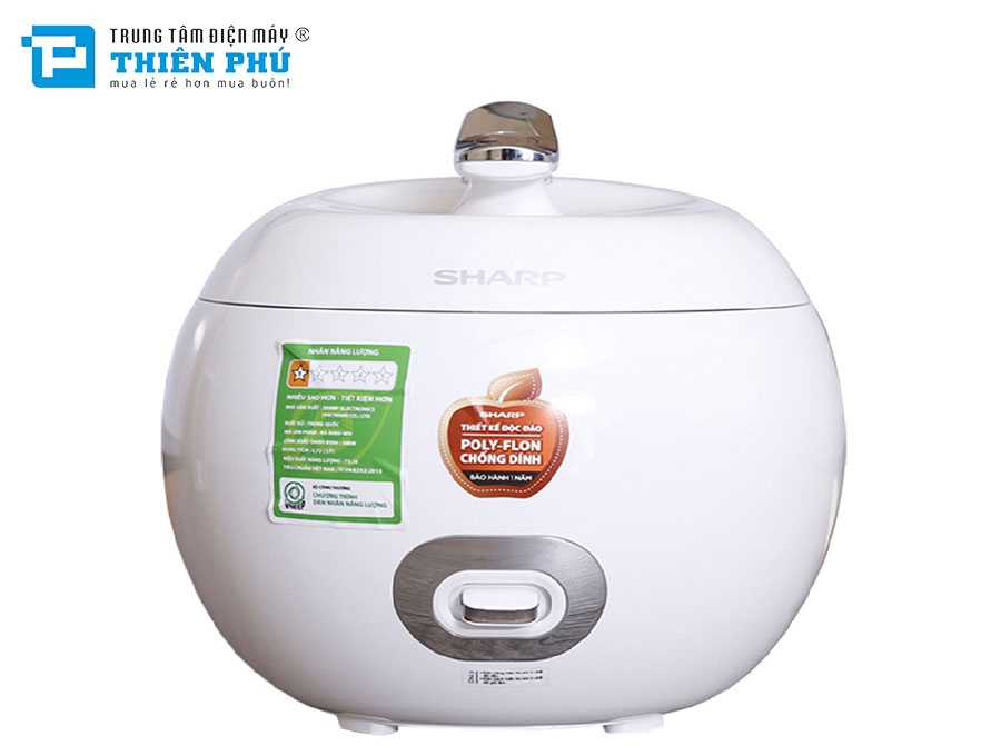 Nồi Cơm Điện Sharp KS-A08V-WH 0.72 Lít