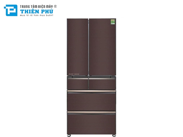 Tủ Lạnh Mitsubishi Side By Side Inverter MR-WX71Y-BR-V 6 Cánh 705 Lít