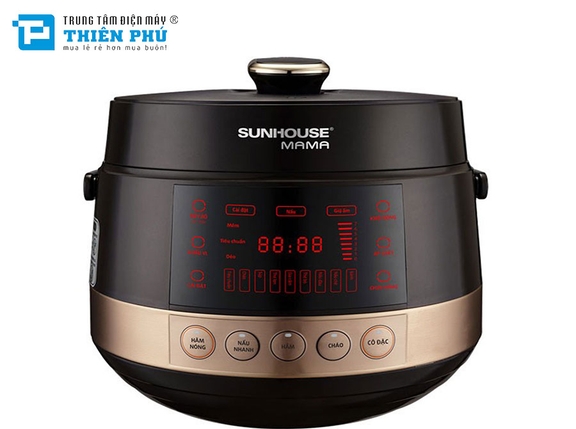 Nồi Áp Suất Điện Tử Sunhouse 5 Lít MAMA SHD1585B