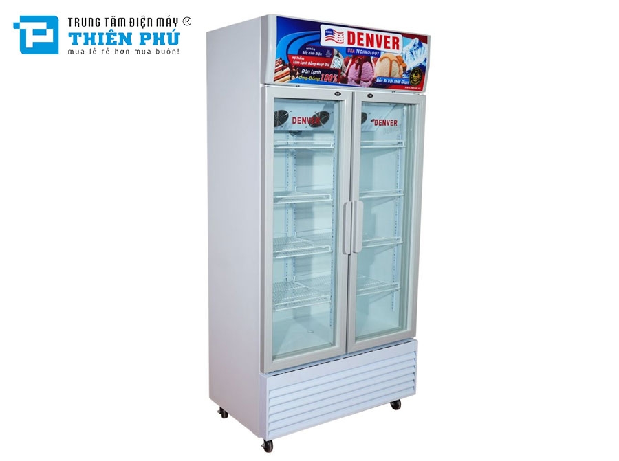 Tủ Mát Denver AS 1680GTD 2 Cánh 600 Lít