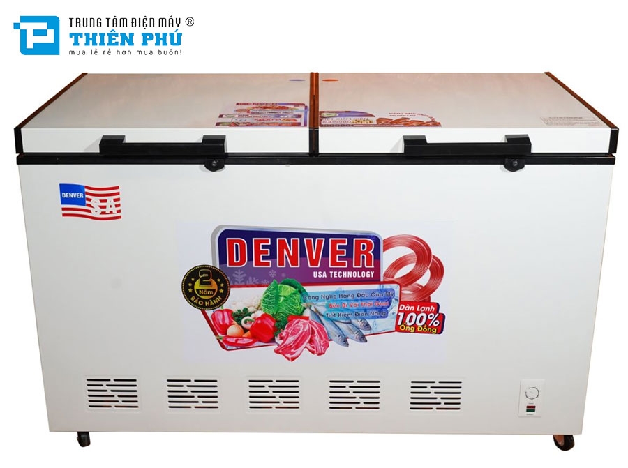 Tủ Đông Denver 600 Lít AS 850HDI 2 Ngăn 1 Đông 1 Mát