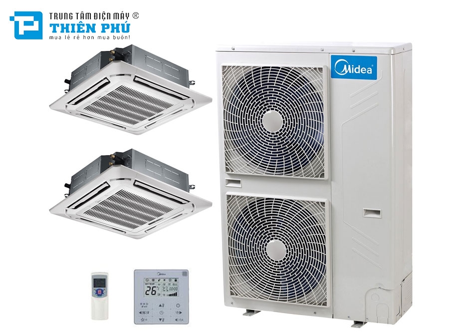 Điều Hoà Multi Midea Âm trần Inverter MQ4A-48CRDN1/MOUC-96CDN1-R 1 Chiều 96000Btu