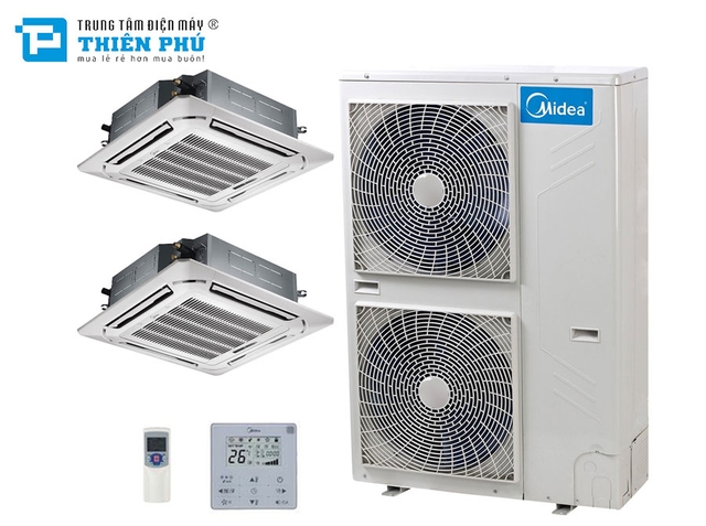 Điều Hoà Multi Midea Âm trần Inverter MQ4A-48CRDN1/MOUC-96CDN1-R 1 Chiều 96000Btu