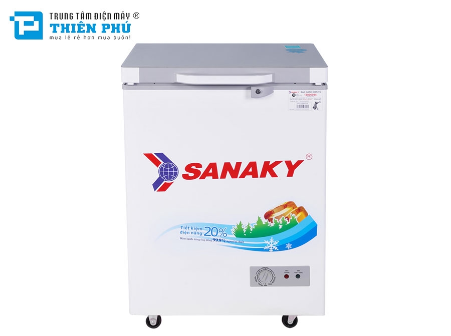 Tủ Đông Sanaky VH-1599HYK 1 Cánh 100 Lít