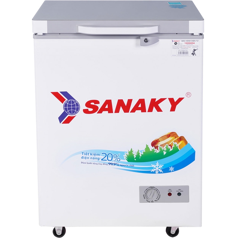 Tủ Đông Sanaky VH-1599HYK 1 Cánh 100 Lít