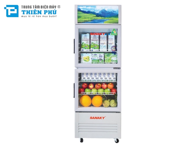 Tủ Mát Sanaky VH-258W 2 Cánh 210 Lít