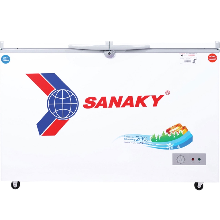 Tủ Đông Sanaky VH-3699W1 1 Đông 1 Mát 260 Lít