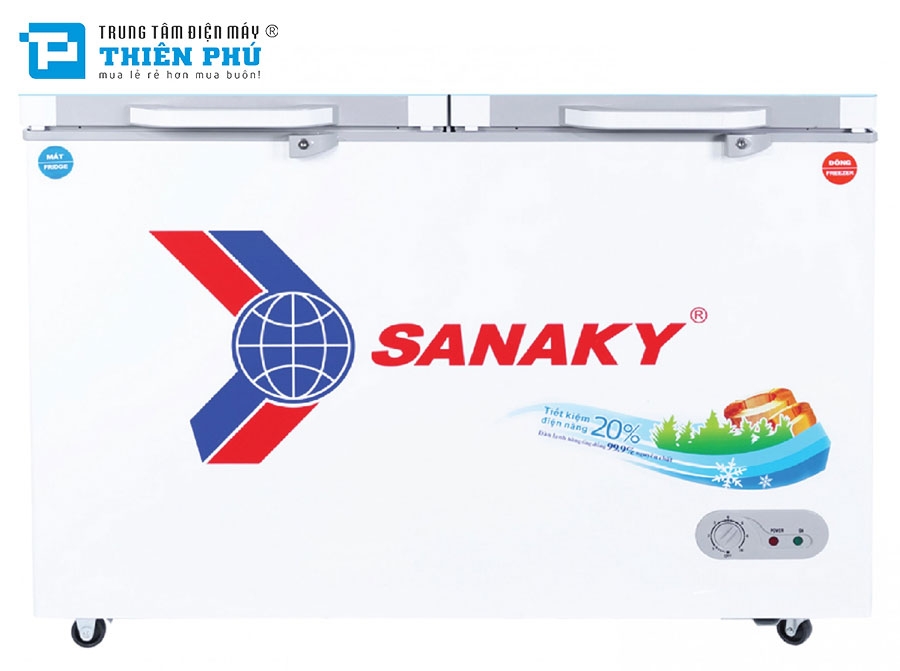 Tủ Đông Sanaky VH-4099W2K 2 Ngăn 300 Lít