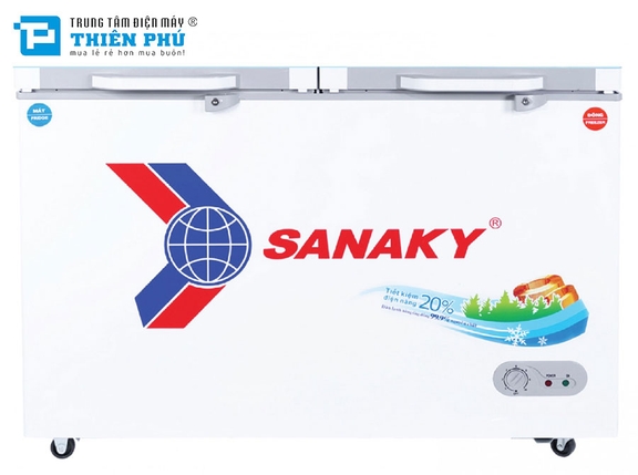 Tủ Đông Sanaky VH-3699W2K 2 Ngăn 270 Lít