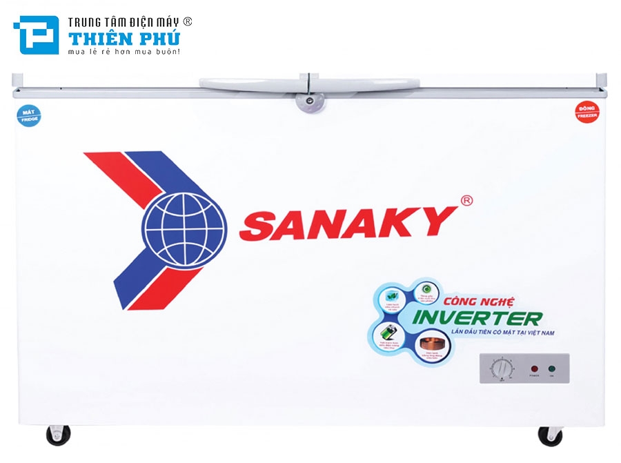 Tủ Đông Sanaky Inverter VH-4099W3 1 Ngăn Đông 1 Ngăn Mát 280 Lít