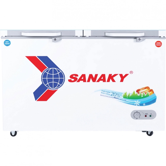 Khám phá nhanh mẫu tủ đông Sanaky 2 ngăn VH-4099W2KD đáng mua nhất