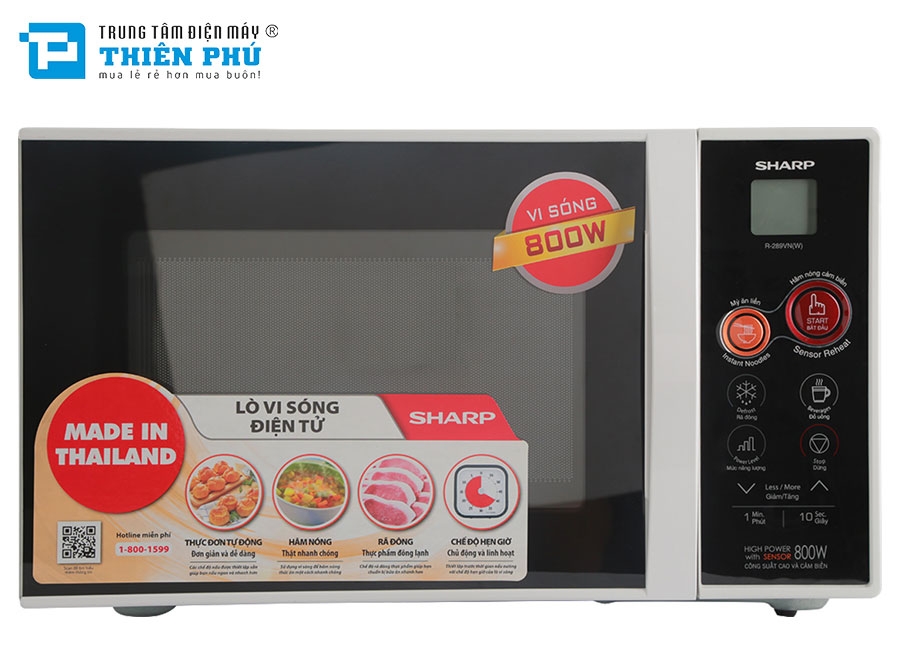 Lò Vi Sóng Điện Tử Sharp R-289VN(W) 22 Lít