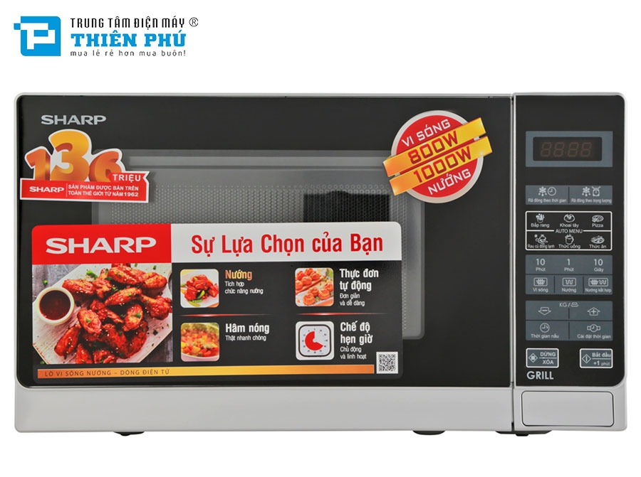 Lò Vi Sóng Sharp Điện Tử R-G272VN-S 20 Lít