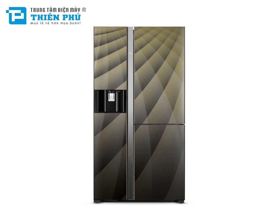 Tủ Lạnh Hitachi Side By Side Inverter 584 Lít R-FM800AGPGV4X 3 Cánh