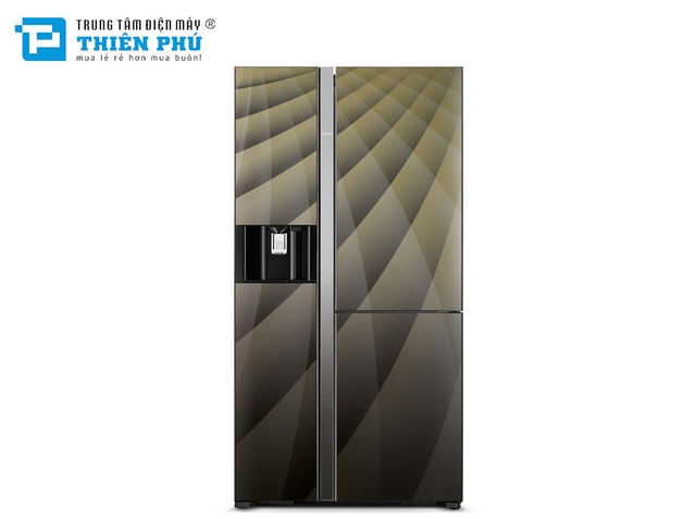 Tủ Lạnh Hitachi Side By Side Inverter 584 Lít R-FM800AGPGV4X 3 Cánh