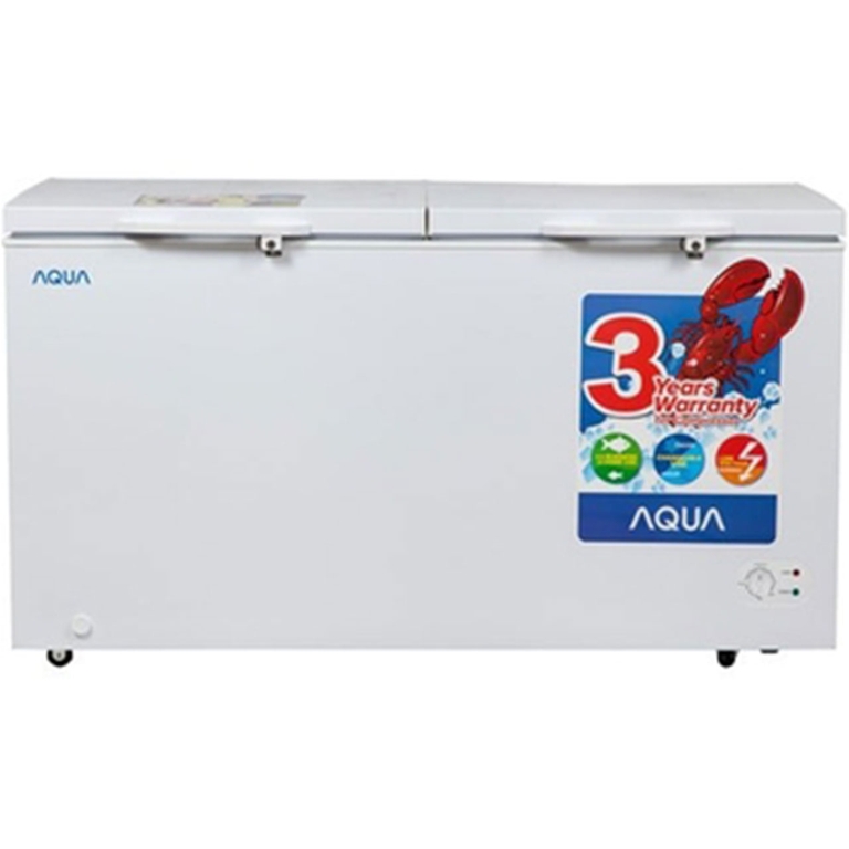 Tủ Đông Aqua Dàn Nhôm AQF-C520 1 Ngăn 2 Cánh Dung Tích 420 Lít