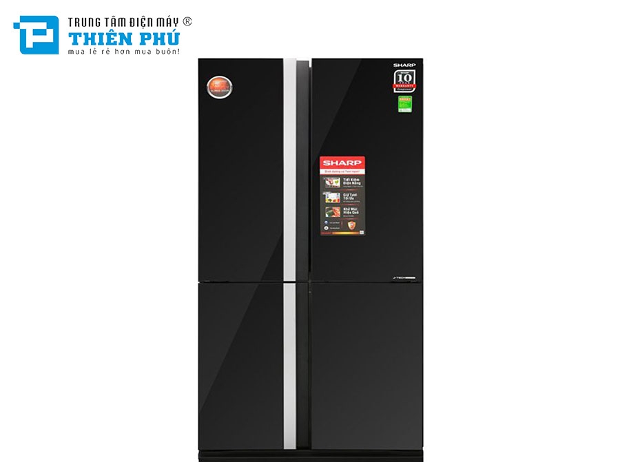 Tủ Lạnh Sharp Side By Side Inverter SJ-FX688VG-BR 605 Lít