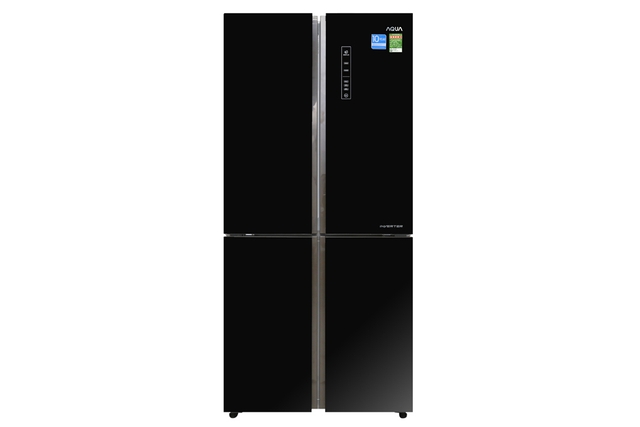 Tủ Lạnh Aqua Side By Side Inverter AQR-IG525AM GB 4 Cánh 456 Lít