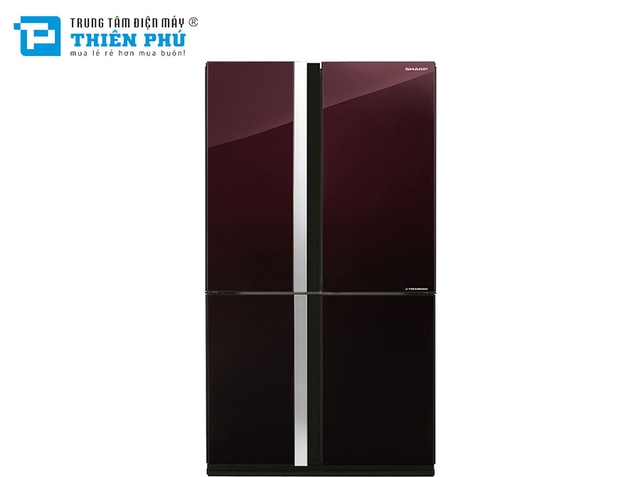 Tủ Lạnh Sharp Side By Side Inverter SJ-FX688VG-RD 605 Lít