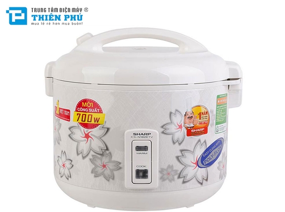 Nồi Cơm Điện Sharp KS-N182ETV-SW 1.8 Lít