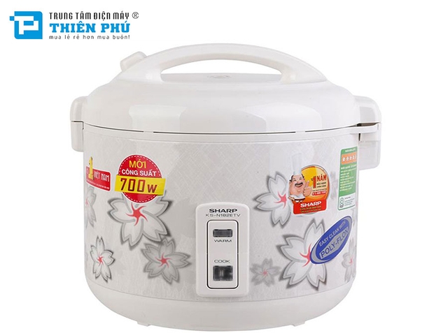 Nồi Cơm Điện Sharp KS-N182ETV-SW 1.8 Lít