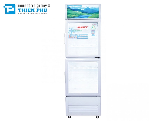 Tủ Mát Sanaky Inverter 180 Lít 2 Cánh VH-218W3L