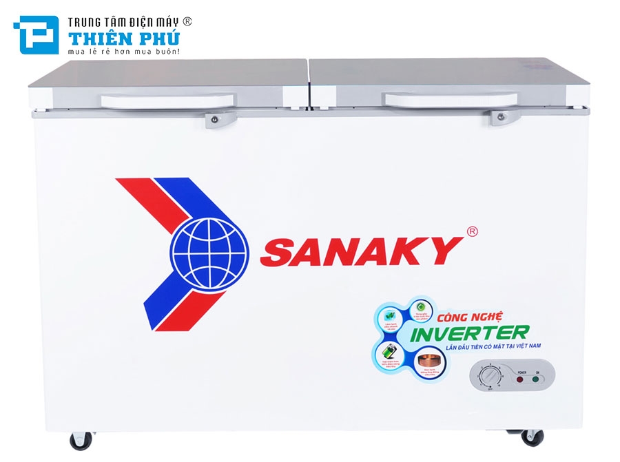 Tủ Đông Sanaky Inverter 360 Lít 1 Ngăn VH-3699A4K Gas R600a