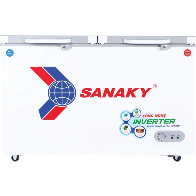Tủ đông Sanaky Inverter 280 Lít 2 Ngăn VH-3699W4K Gas R600a
