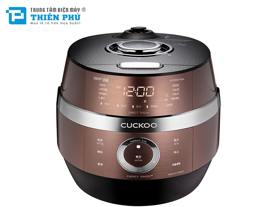 Nồi Cơm Điện Cao Tần Cuckoo CRP-JHR0660FBM 1.08 Lít