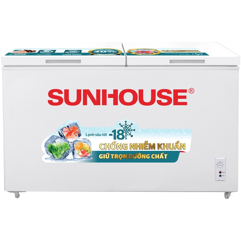 Tủ Đông Sunhouse 2 Ngăn 2 Cánh 330 Lít SHR-F2472W2