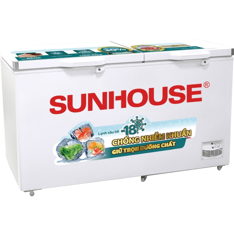 Tủ Đông Sunhouse 2 Ngăn 2 Cánh 490 Lít SHR-F2572W2