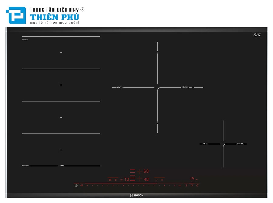 Bếp Từ Bosch PXE875DC1E1 4 Vùng Nấu Series 8
