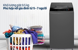 Một số tính năng giúp máy giặt Casper 9.5kg WT-95N68BGA hiệu quả nhất.