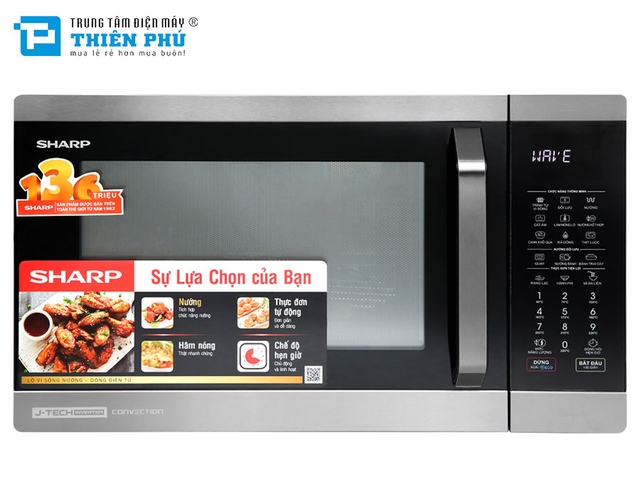 Lò Vi Sóng Sharp Có Nướng R-C932XVN-BST 32 Lít