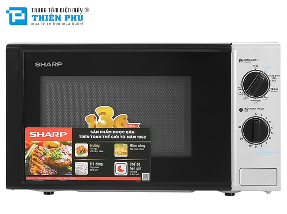 Lò Vi Sóng Sharp Có Nướng R-G225VN-BK 20 Lít