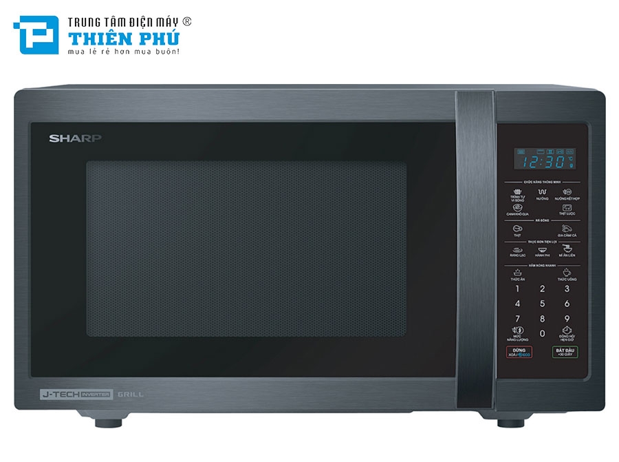 Lò Vi Sóng Sharp Có Nướng R-G728XVN-BST 28 Lít