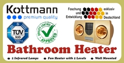 Gợi ý top 3 mẫu đèn sưởi nhà tắm Kottmann giá dưới 1 triệu đồng