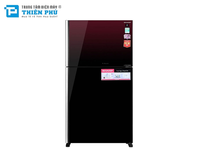 Tủ Lạnh Sharp Inverter 604 Lít SJ-XP660PG-MR 2 Cánh