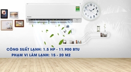 Top 3 điều hòa Panasonic 12000btu 2 chiều tốt nhất nên mua trong 2021