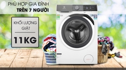 Gợi ý 3 mẫu máy giặt Electrolux 11Kg tốt cho gia đình có nhiều người