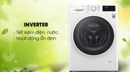 Top 3 máy giặt LG Inverter tiết kiệm điện không nên bỏ qua